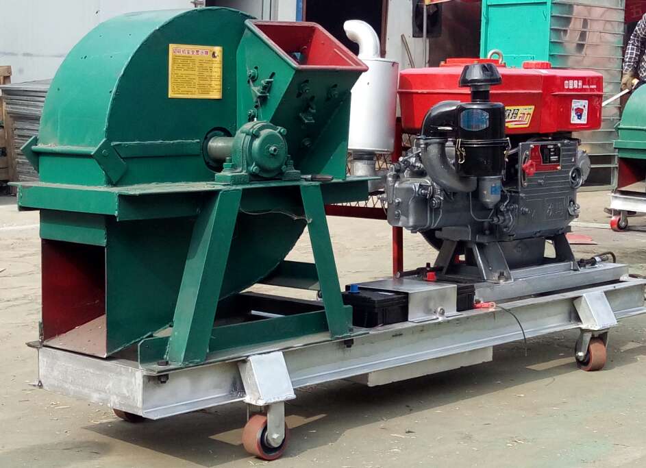 53型木材粉碎機(jī)試機(jī)出口